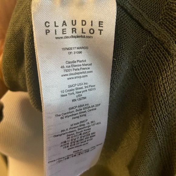 Beautiful Claudie Pierlot cut out sleeve cardigan - Picture 10 of 11